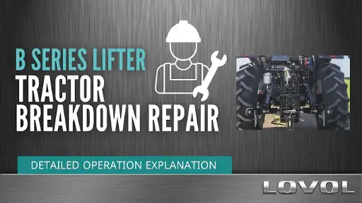 Maintenance of Tractors